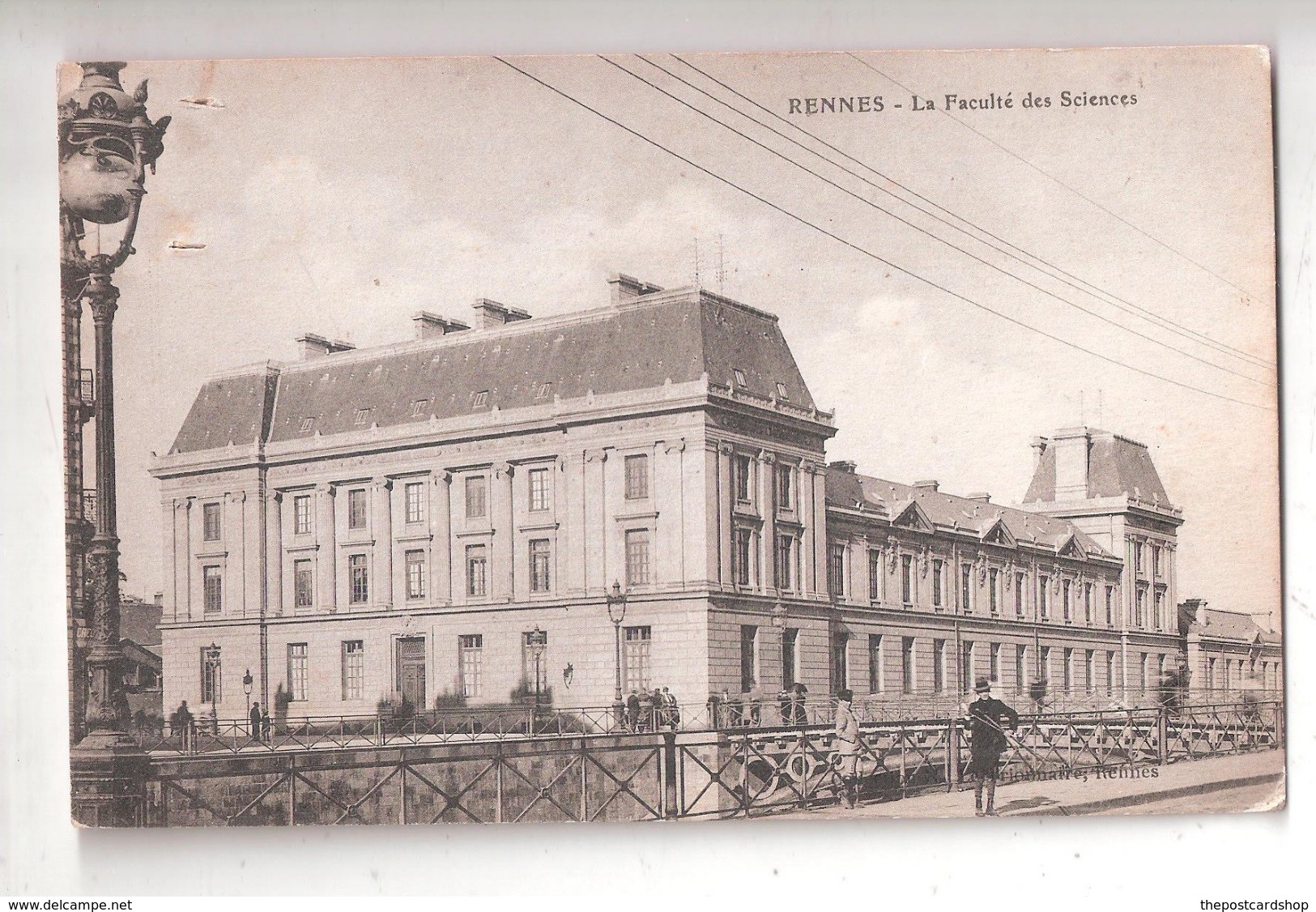 CPA 35 Rennes La Faculté Des Sciences Et Le Pont St Georges - Animée SCIENCE MUSEUM - Rennes