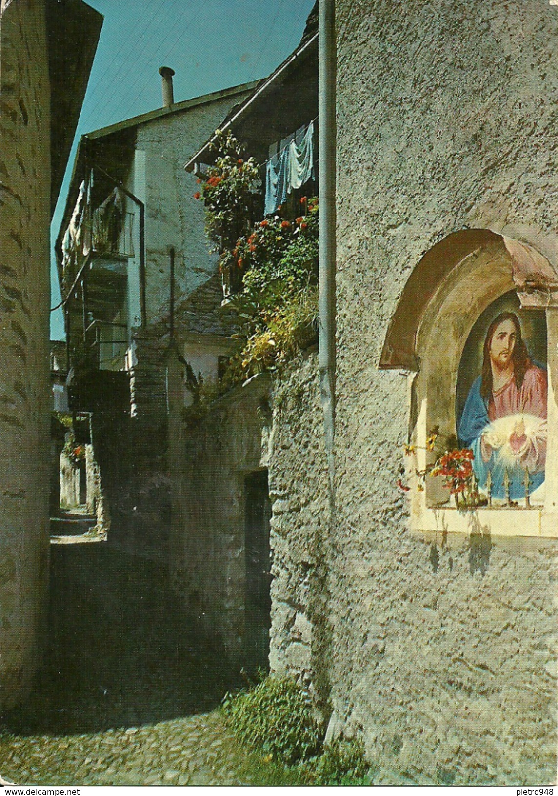 Brione Sopra Minusio (Tessin, Svizzera) Scorcio Panoramico, Edicola Votiva, Panoramic View, Vue Panoramique - Minusio