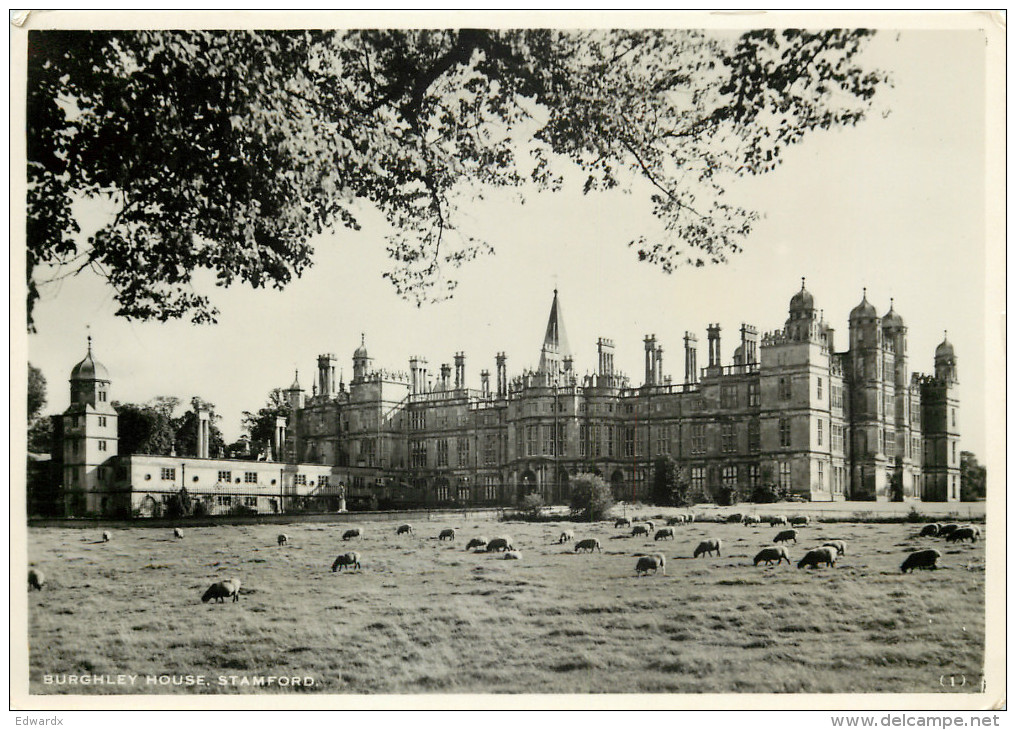 Burghley House, Stamford, Lincolnshire, England RP Postcard Unposted - Autres & Non Classés