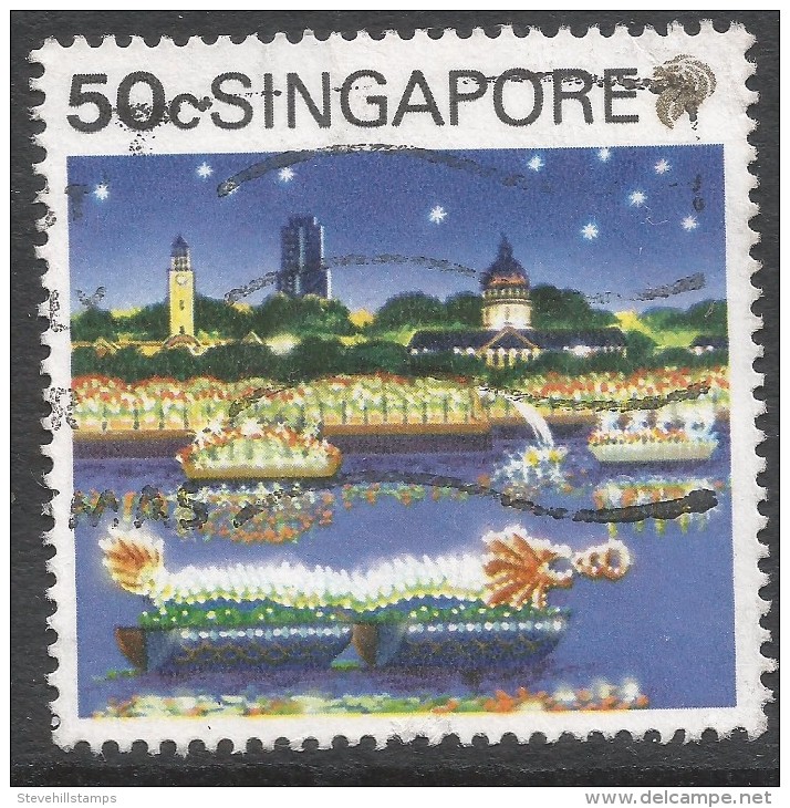 Singapore. 1990 Tourism. 50c Used. SG 631 - Singapore (1959-...)
