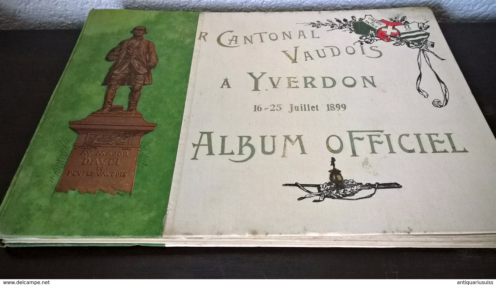 16 - 25 Juillet 1899 -  Tir Cantonal Vaudois a Yverdon - Album Officiel - Suisse - Schweiz