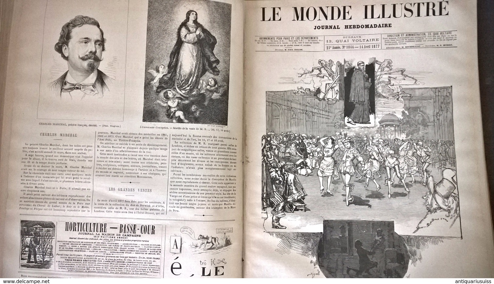 Le Monde illustré - Année 1877 - 52 numéros