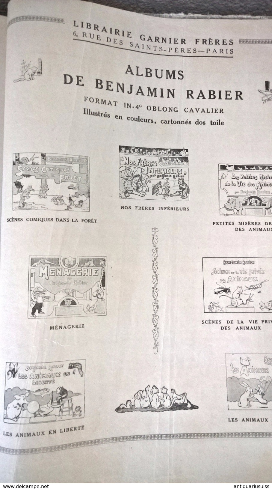 Pré-guerre - BENJAMIN RABIER GEDEON MECANO - 1927 - Paris- Librairie Garnier Fréres - Autres & Non Classés