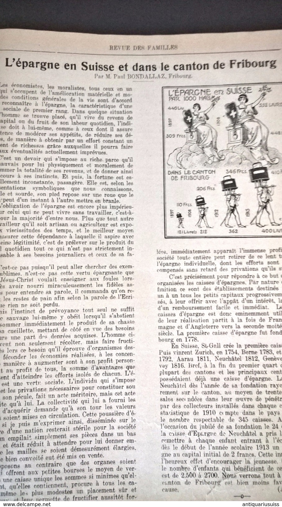 Revue Des Familles 1917 - Pages Romandes Illustrees - Autres & Non Classés