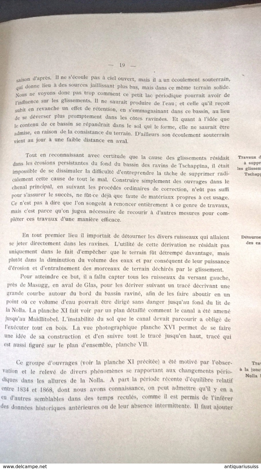 LA CORRECTIONS DES TORRENTS EN SUISSE - 1892 - Bricolage / Technique