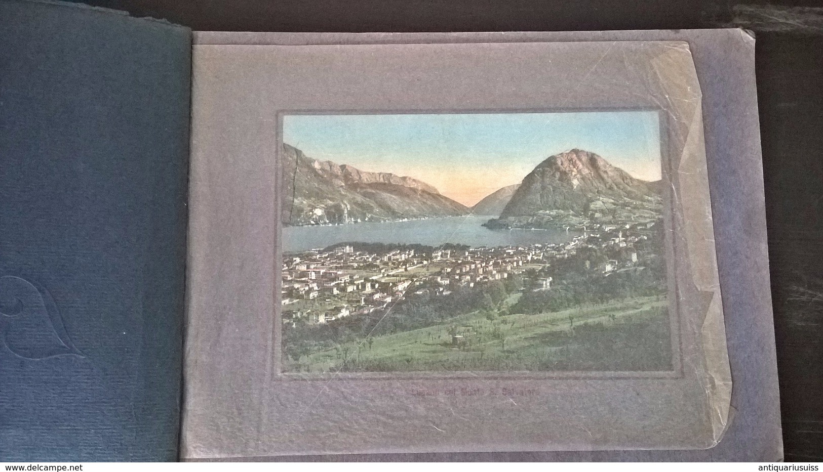 Lugano E Lago Di Lugano - Paul Bender Zurich - Zollikon - 1899?1900? - Suisse- Schweiz - Non Classés