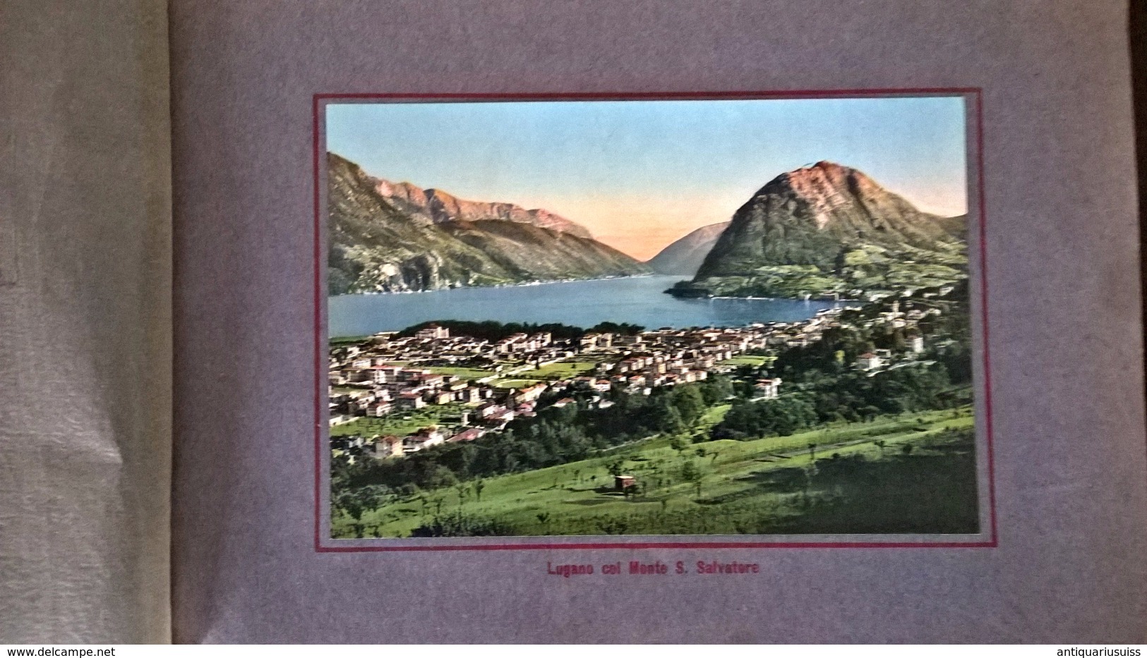 Lugano E Lago Di Lugano - Paul Bender Zurich - Zollikon - 1899?1900? - Suisse- Schweiz - Non Classés