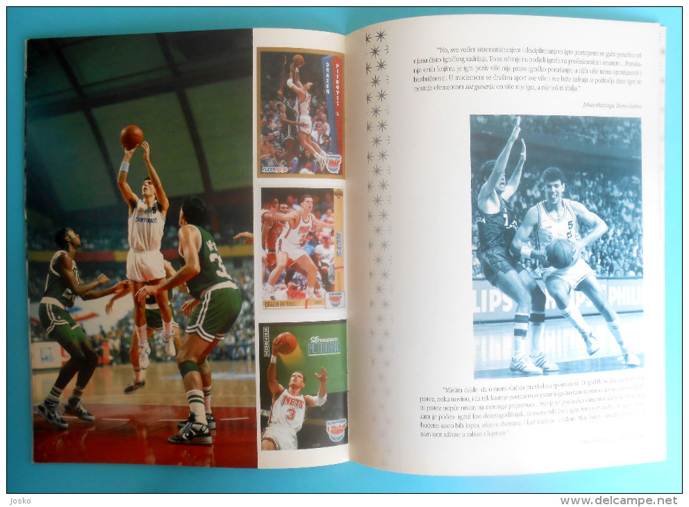 DRAZEN PETROVIC or ''Basketball Mozart'' - NBA New Jersey (Brooklyn) Nets Portland Trail Blazers Real Madrid baloncesto