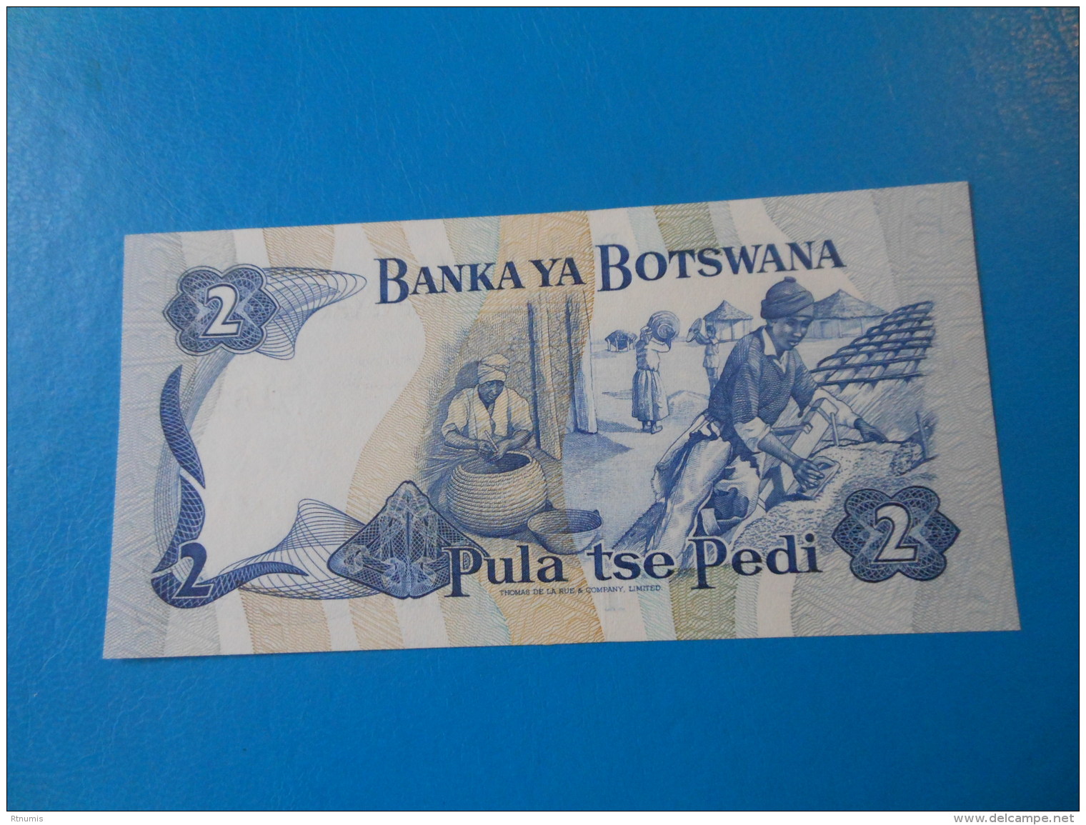 Botswana 2 Pula 1982 P.7c Sign 5 RARE UNC - Botswana