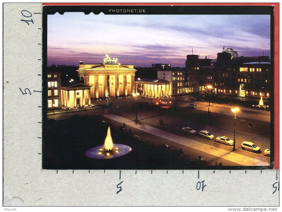 CARTOLINA VG GERMANIA - BERLINO BERLIN - Pariser Platz Mit Branderburger Tor - 10 X 15 - ANN. 2011 - Porta Di Brandeburgo