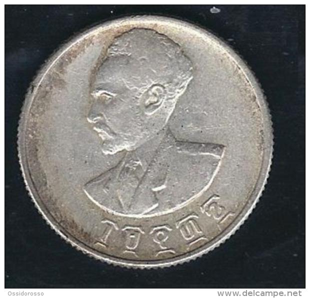 1944 - 50 Santim (Hamsa Santeem - &#x1200;&#x121D;&#x1233; &#x1361; &#x1233;&#x1295;&#x1272;&#x121D;) - Silver - Etiopia