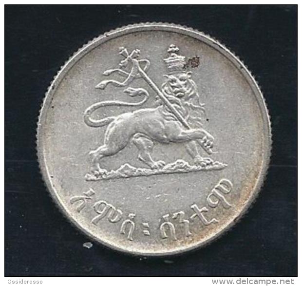 1944 - 50 Santim (Hamsa Santeem - &#x1200;&#x121D;&#x1233; &#x1361; &#x1233;&#x1295;&#x1272;&#x121D;) - Silver - Etiopia