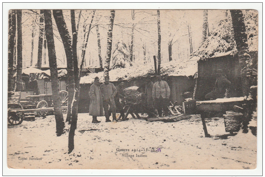 Guerre 1914-15-16 - Village Indien - Animé - édit. Imprimerie Réunies De Nancy - Guerre 1914-18