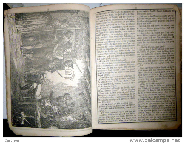 RARE ALMANACH ALSACIEN  DER GROSSE STRASBURGER HINTENDE BOTE 1859  LE MESSAGER BOITEUX DE STRASBOURG GRAVURES ALSATIQUE - 1801-1900