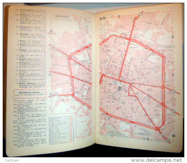 GUIDE MICHELIN ITALIE DU NORD  1956  GUIDA DEL ITALIA 1956 TRES BON ETAT GASTRONOMIE TOURISME VOYAGE - Tourisme