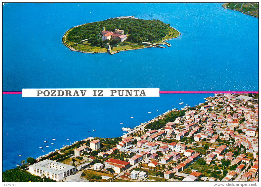 Punta, Croatia Postcard Posted 1983 Stamp - Croatie