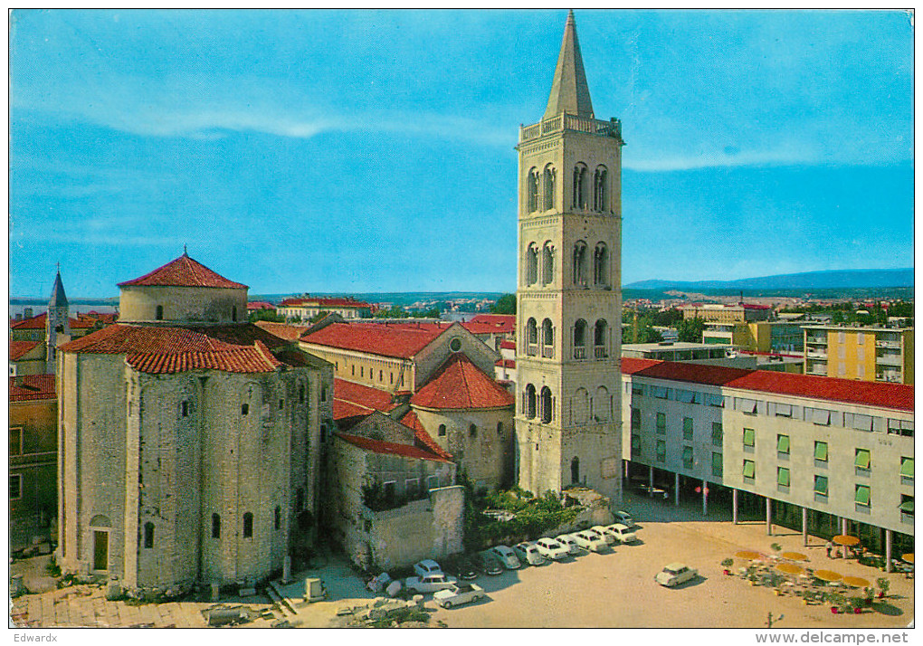 Zadar, Croatia Postcard Posted 1972 Stamp - Croatia