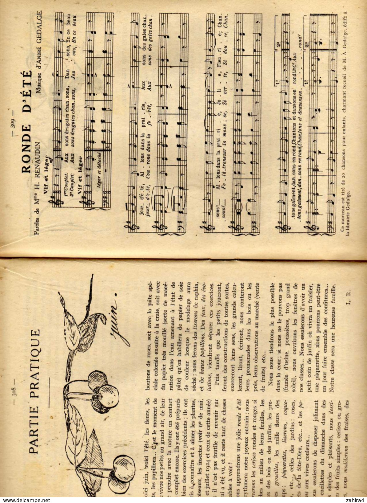 L'Ecole Maternelle Française - 2e Année - N°9 -Administrationet Rédaction Librairie A; Jeandé J. Bougerolles Succ. Paris - 0-6 Years Old