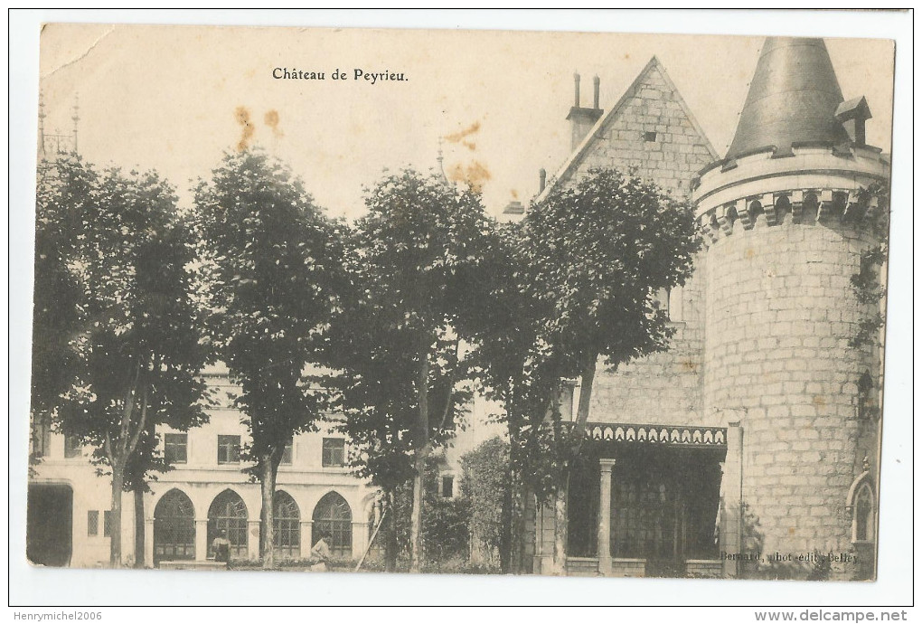 Ain 01 Chateau De Peyrieu 1906 - Non Classés