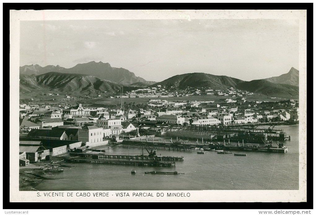 SÃO VICENTE  -MINDELLO - Vista Parcial Do Mindelo  (Ed. Casa Leão) Carte Postale - Cap Verde