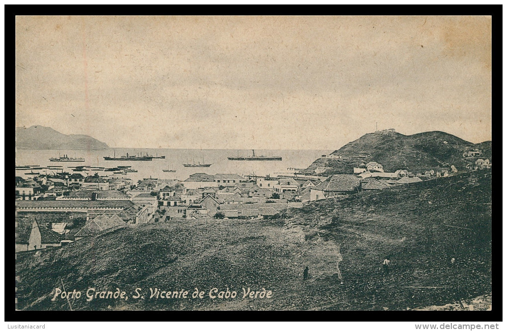 SÃO VICENTE  - Porto Grande ( Ed. C.H. Whitley Bay)  Carte Postale - Cap Verde