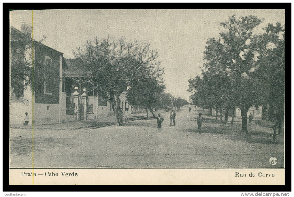 SANTIAGO - PRAIA - Rua Do Corvo     Carte Postale - Cap Vert