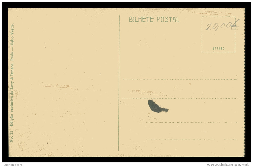SANTIAGO - PRAIA - Avenida Brandão De Melo ( Ed. Exc. Levy & Irmãos Nº 11)   Carte Postale - Cap Verde