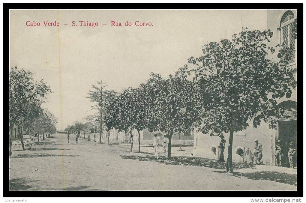 SANTIAGO -  Rua Do Corvo   Carte Postale - Cap Verde