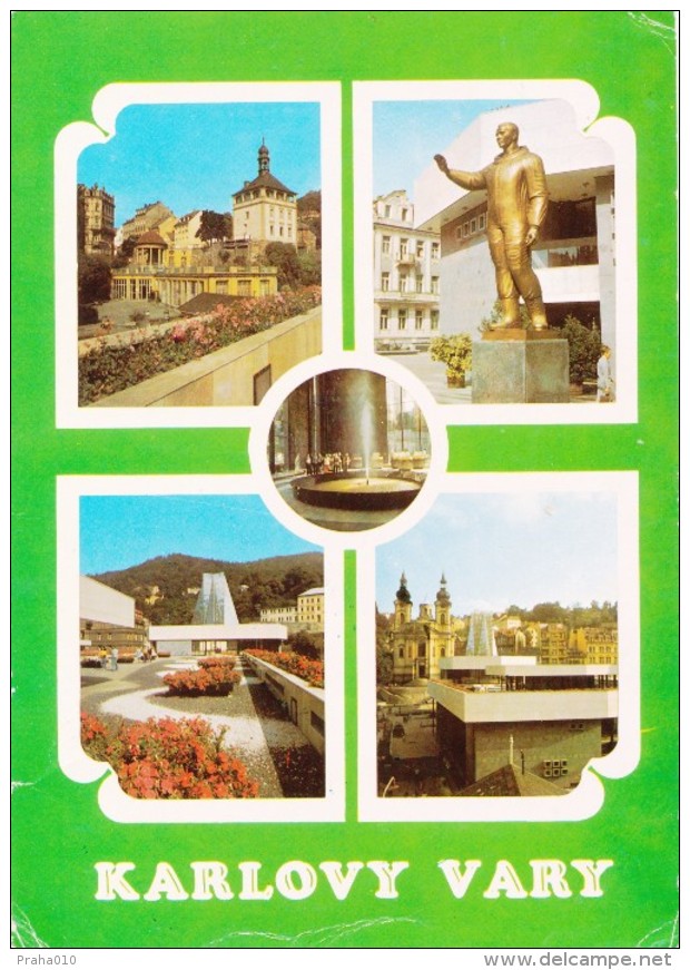 L0238 - Czechoslovakia (1977) Ostrov Nad Ohri 1 (postcard: Karlovy Vary) Tariff: 30 H; ESPERANTO ! - Esperanto