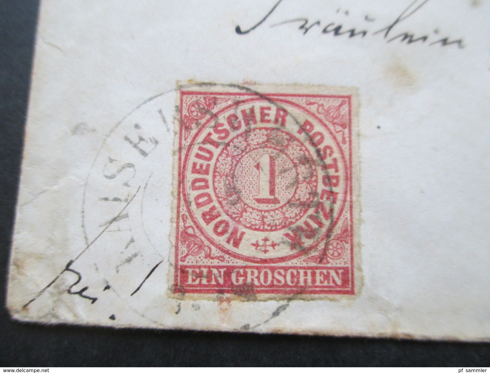 AD NDP 1868 Nr. 4 EF Stempel K2 Kaiserswerth RR! Mit Siegel. Toller Beleg! - Briefe U. Dokumente