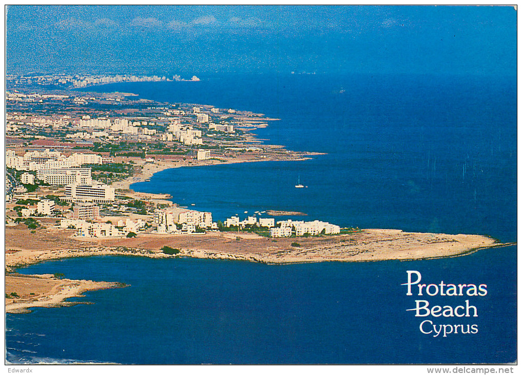 Protaras, Cyprus Postcard Posted 1997 Stamp - Cyprus