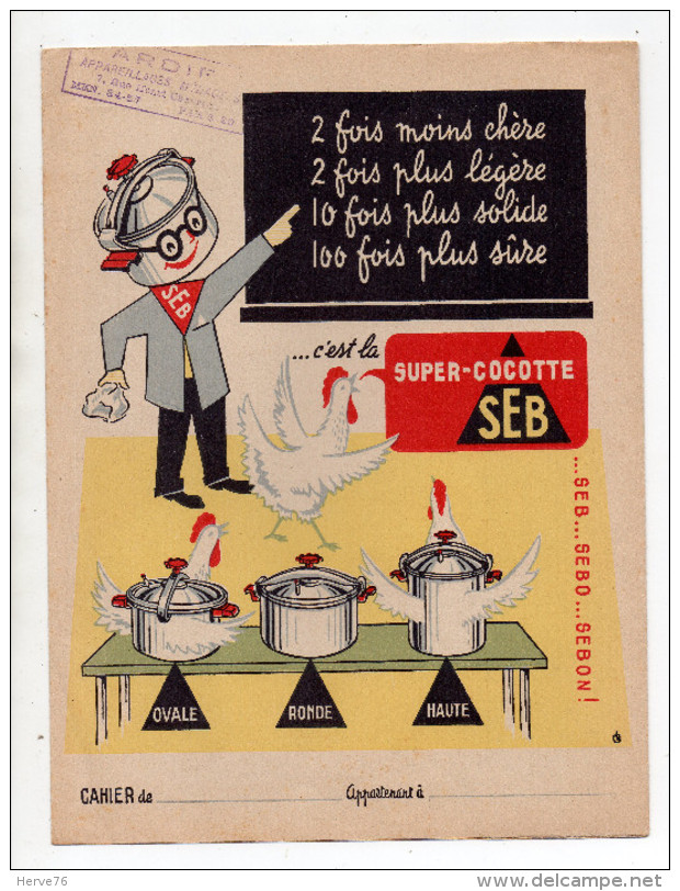 Protège Cahier - Super-cocotte SEB - Produits Ménagers