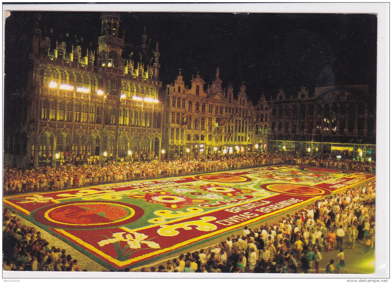 BRUSSEL. Grand Place. Tapis De Fleurs - Bruxelles La Nuit