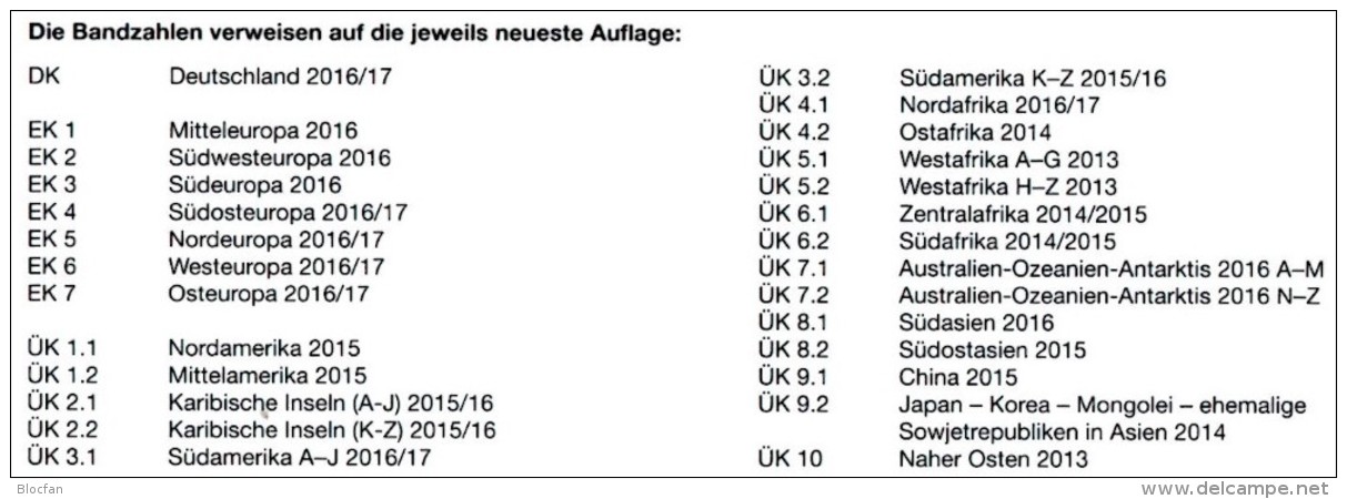 MlCHEL Länderliste 2016 Neu Plus 300 Briefmarken Ganze Welt O 90€ Various Topics Stamps And Catalogue Of The World - Philatelie