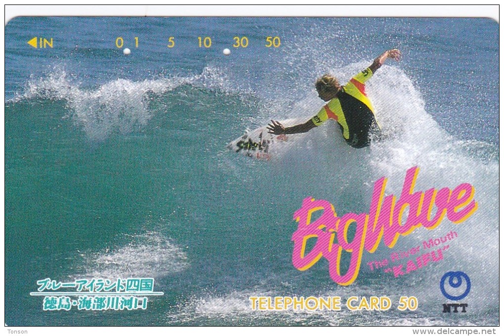 Japan, 371-006 B, Surfing - Sports Big Wave, 2 Scans. - Japon