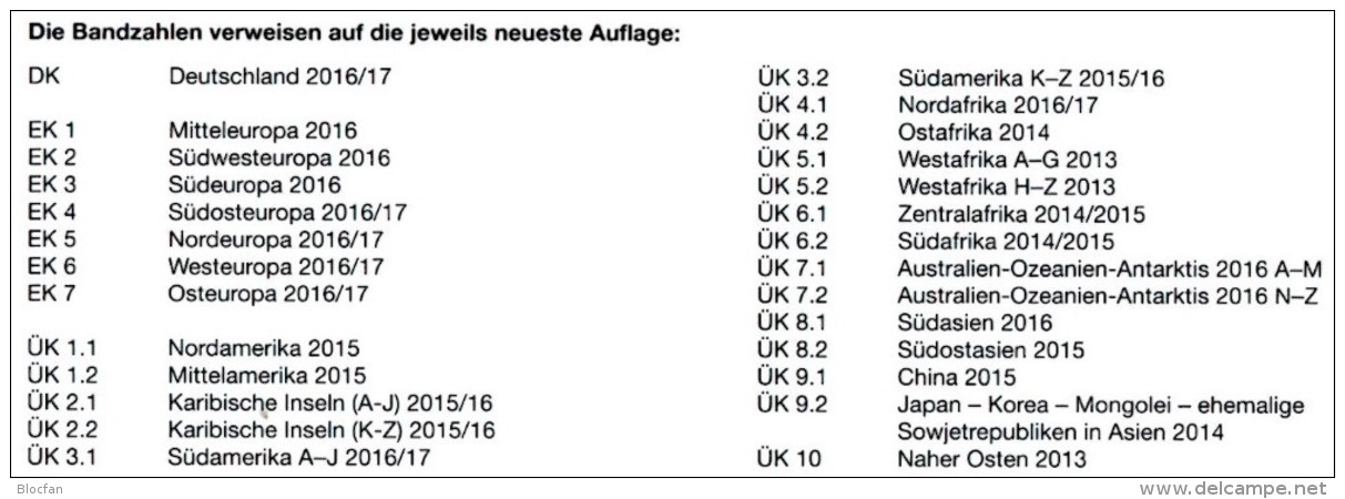 MlCHEL Länderliste 2016 Neu Plus 300 Briefmarken Ganze Welt O 90€ Various Topics Stamps And Catalogue Of The World - Autres & Non Classés