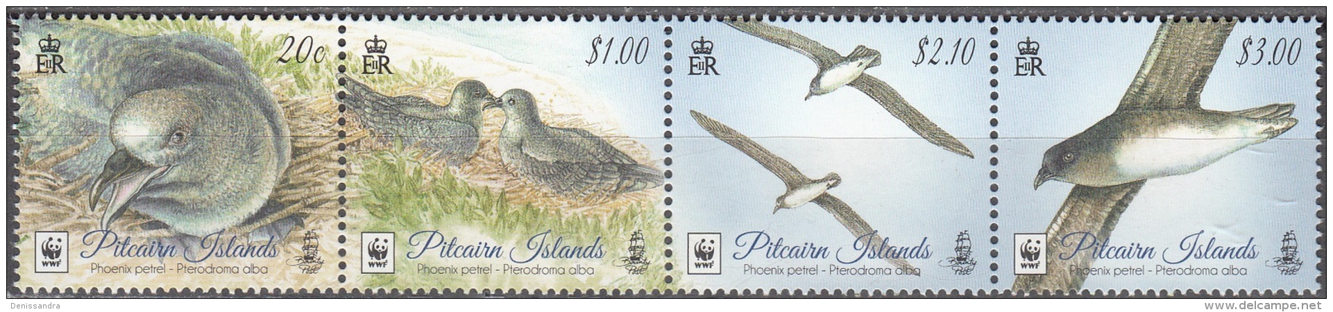 Pitcairn Islands 2016 WWF Pétrel à Poitrine Blanche Neuf ** - Pitcairn