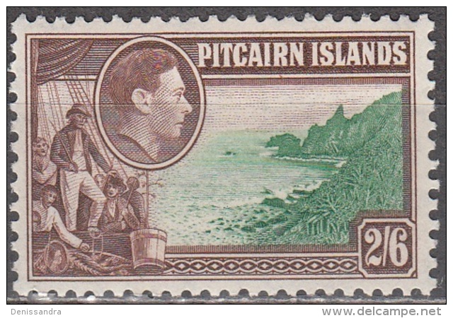 Pitcairn Islands 1940 Michel 10 Neuf ** Cote (2005) 8.50 Euro Roi George VI Christian Fletcher - Pitcairn