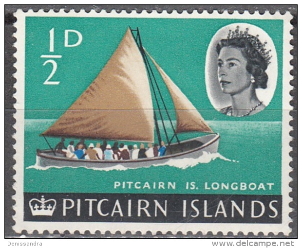 Pitcairn Islands 1964 Michel 39 Neuf * Cote (2005) 0.20 Euro Chaloupe - Pitcairn