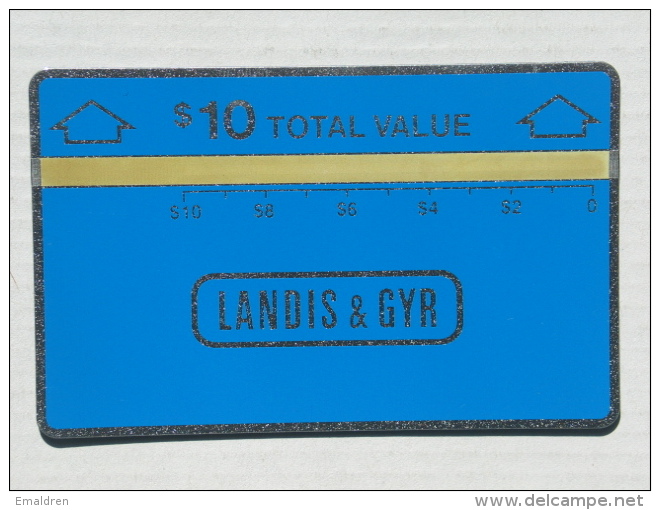 Test Card. 10 Dollar Card. N° 701C. - [1] Tarjetas Holográficas (Landis & Gyr)