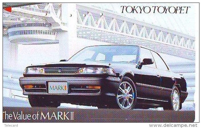 Télécarte JAPON * TOYOTA (1192) Phonecard JAPAN * VOITURE * Auto CAR * TELEFONKARTE * - Voitures