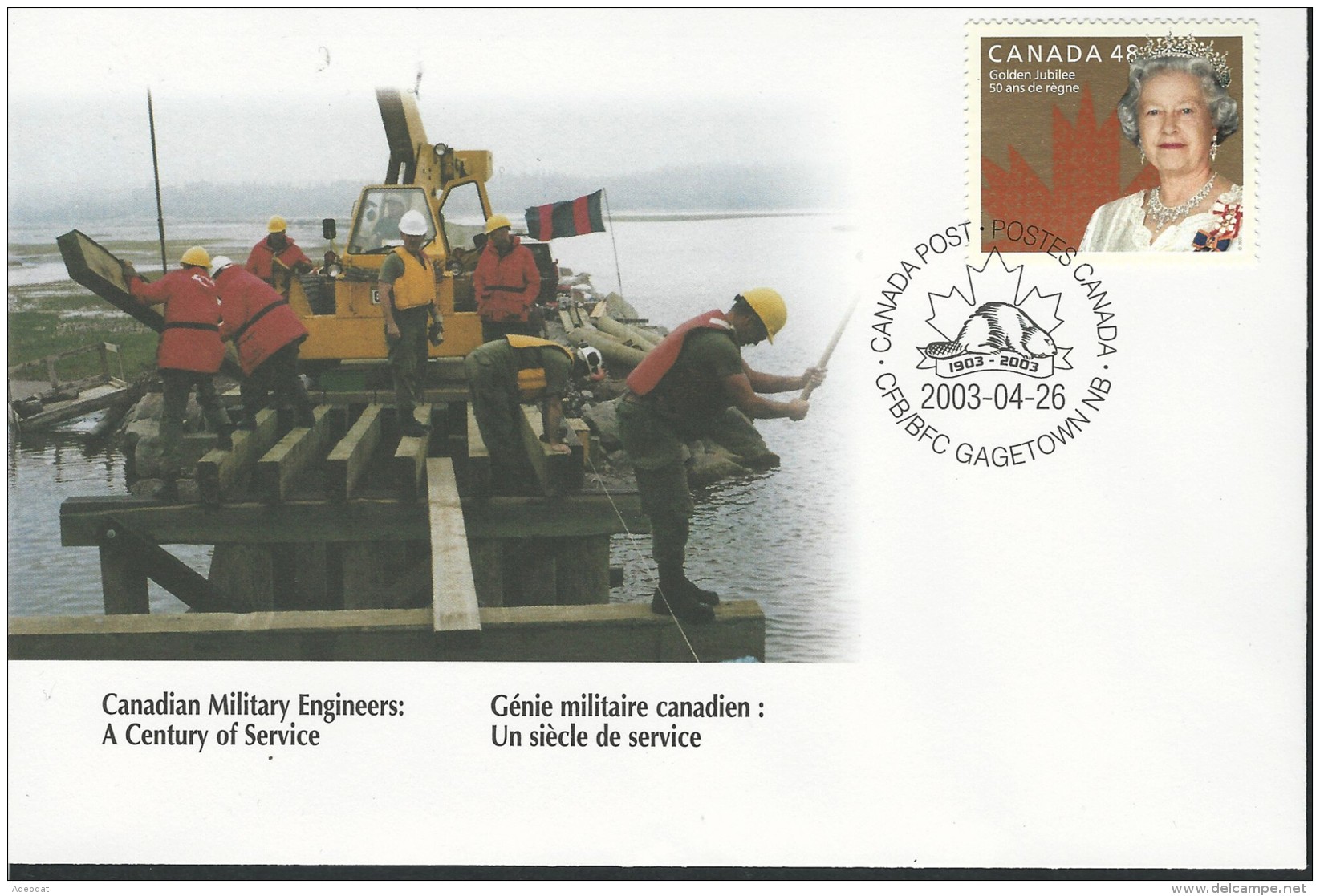 CANADA 2003 COMMEMORATIVE COVERS F - HerdenkingsOmslagen