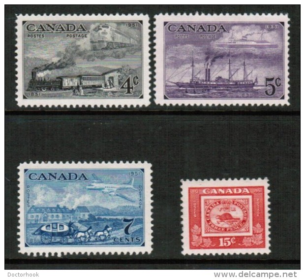 CANADA   Scott # 311-4* VF MINT LH - Ungebraucht