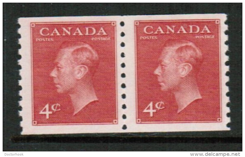 CANADA   Scott # 300** VF MINT NH COIL PAIR - Coil Stamps