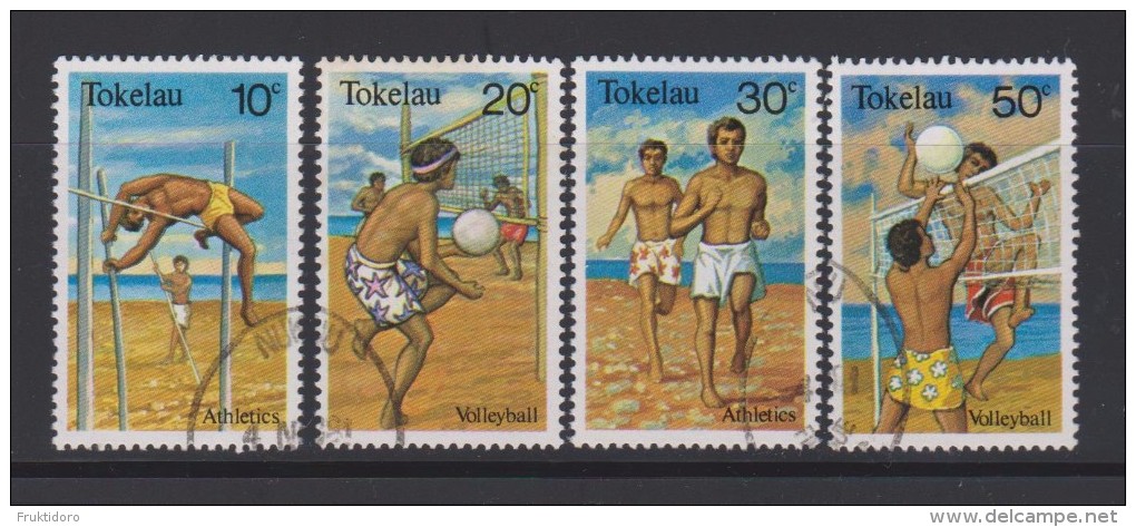 Tokelau Mi 70-73 Sports - Athletics - Volleyball - Running - Pole Vaulting - 1981 - Tokelau