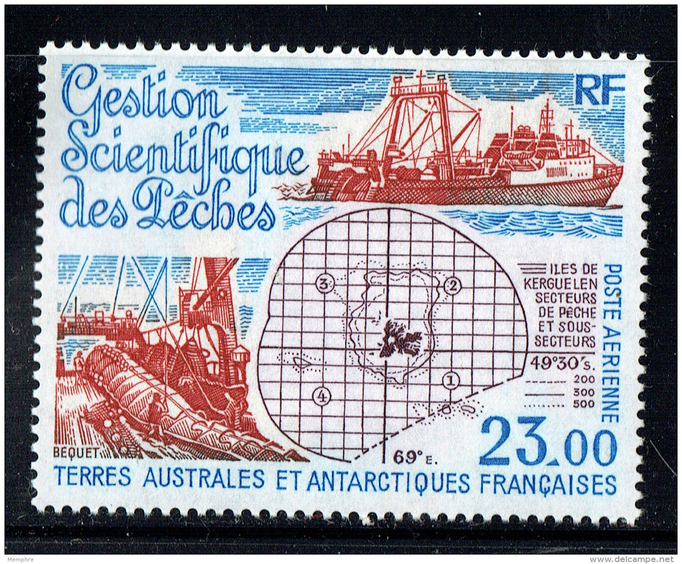 1994  Gestion Scientifique Des Pêches.  Yv PA 130 - **  Carte - Otros & Sin Clasificación