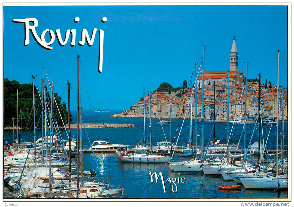 Rovinj, Croatia Postcard Posted 1999 Stamp - Croatia