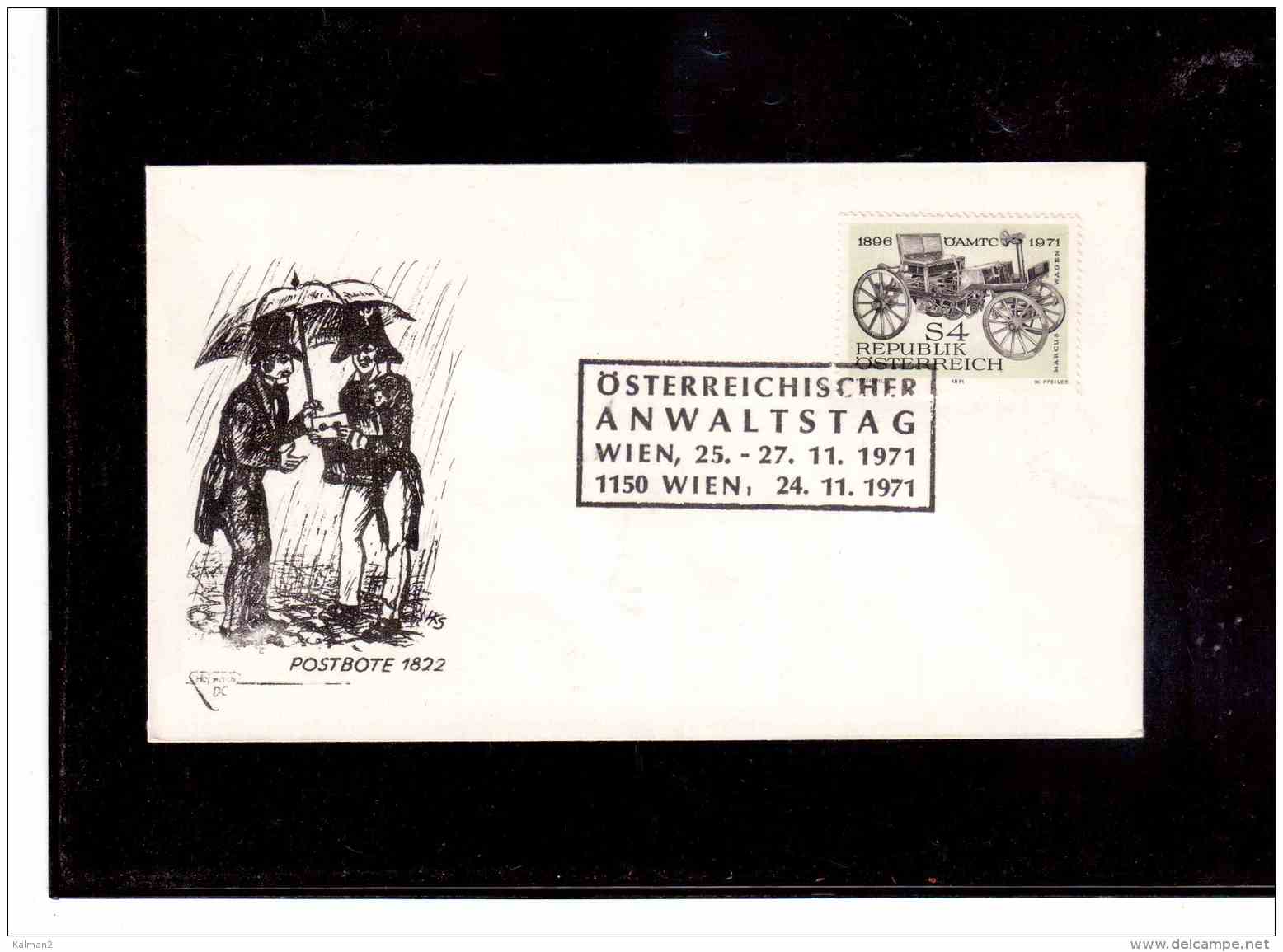 AU817  -    WIEN  24.11.71   /     OESTERREICHISCHE ANWALTSTAG     /    MICHEL NR. 1371 - Ohne Zuordnung