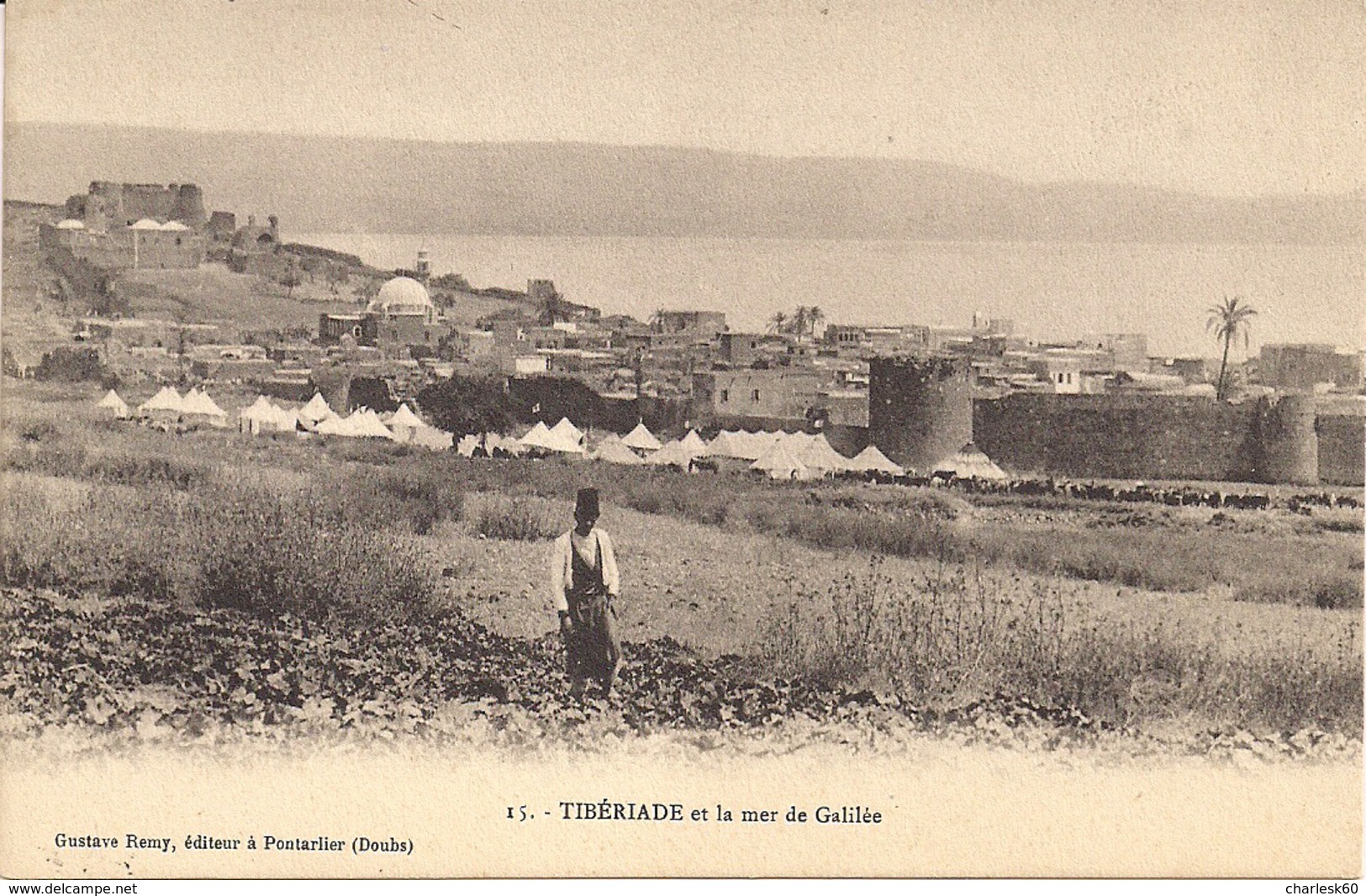 CPA - Israel - Animée - Tibériade - Mer De Galilée - 1902 - Gustave Remy - Pontarlier - Israel