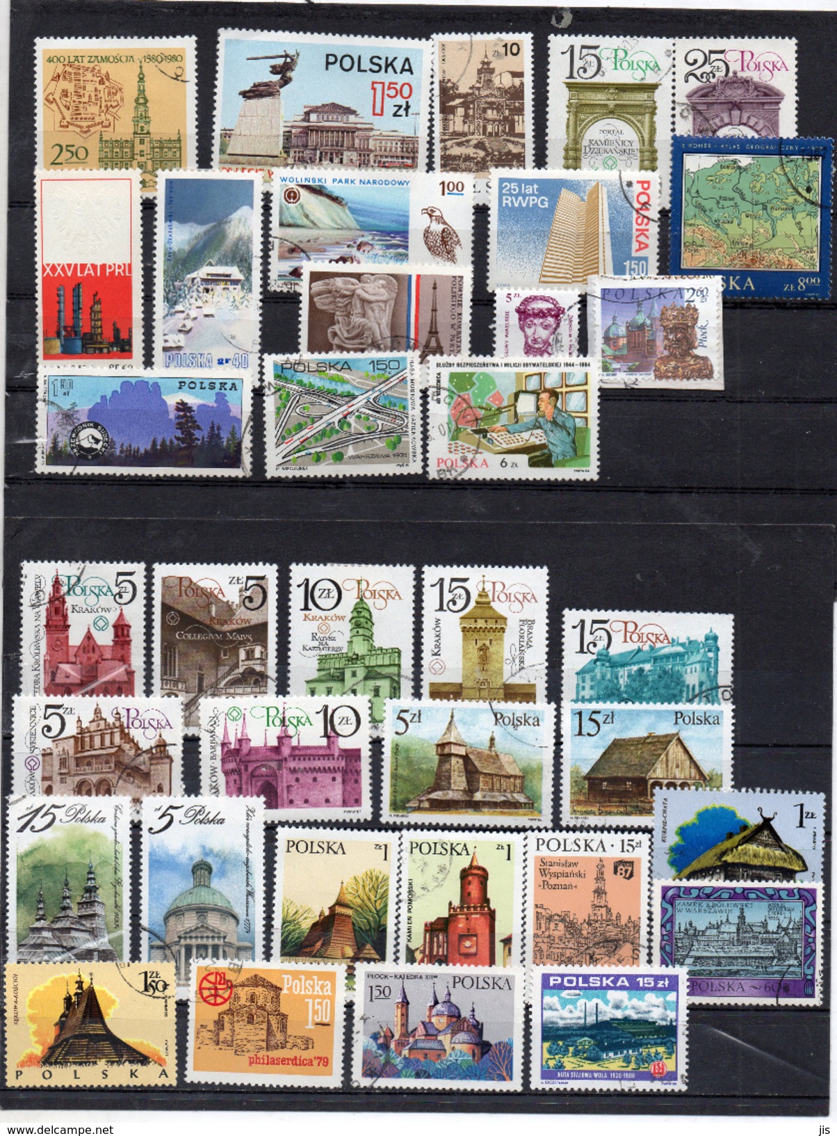 POLOGNE Prés De 600 Timbres Différents Oblitérés - Collections